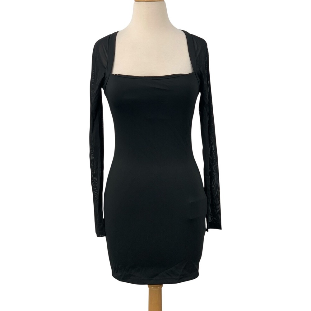 Halara Softlyzero Black Square Neck Backless Body… - image 6